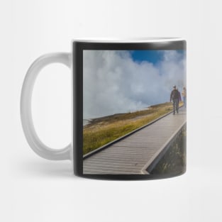 Crossing the geyser field Mug